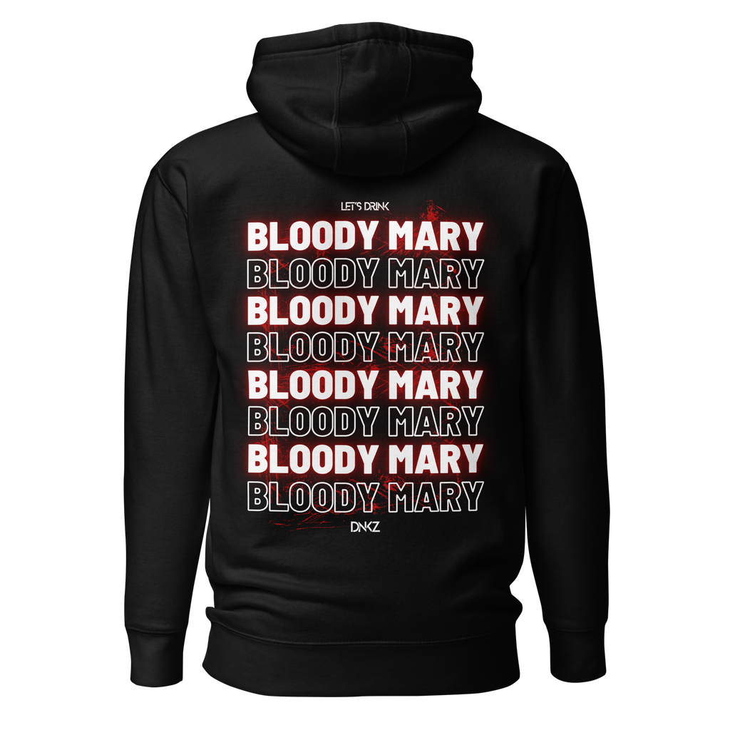 Hoodie DNKZ Multiply "Bloody Mary" — face, sweat capuche cocktail bloody mary bartender