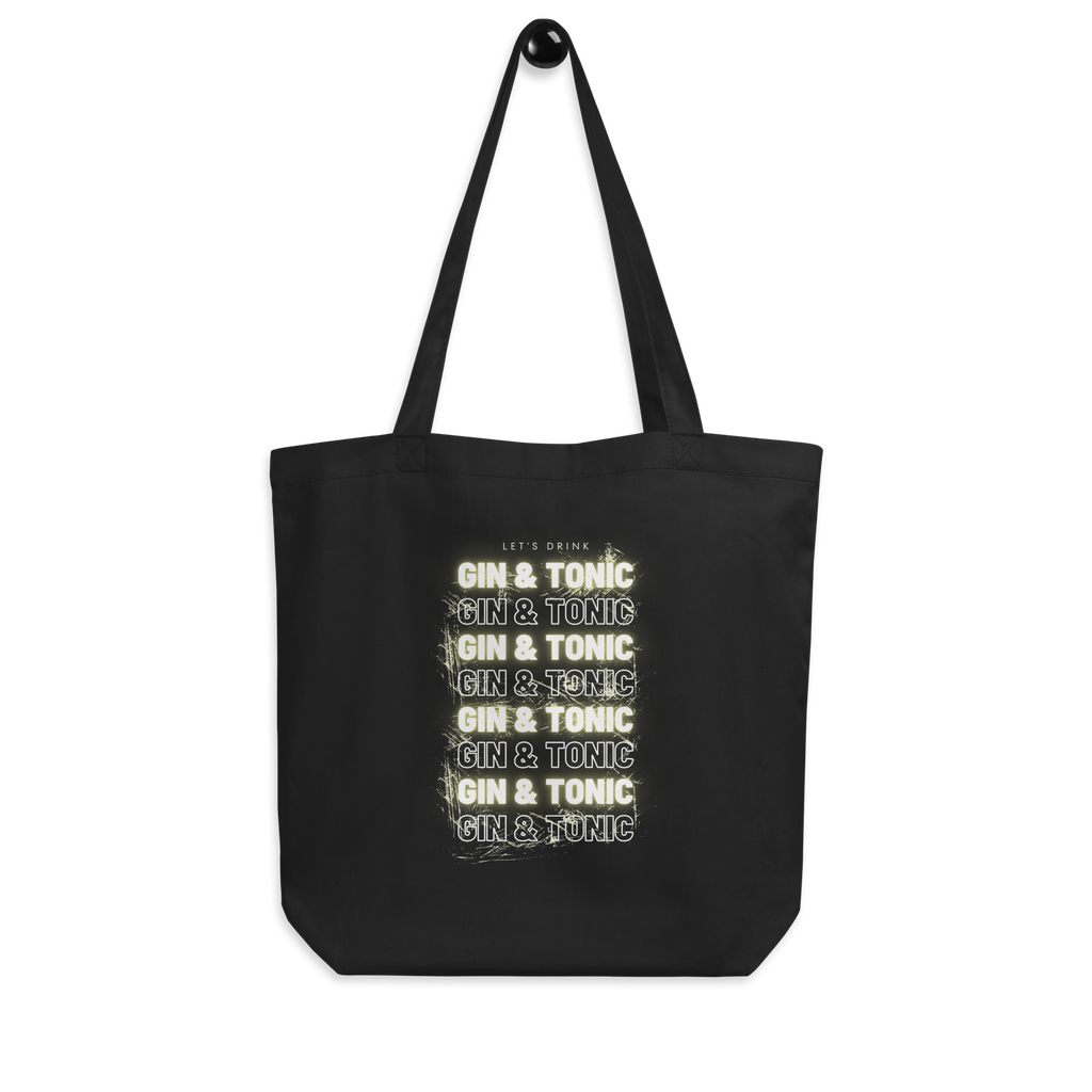 Tote Bag DNKZ Multiply "Gin & Tonic" — accessoire barman barmaid cocktail gin tonic