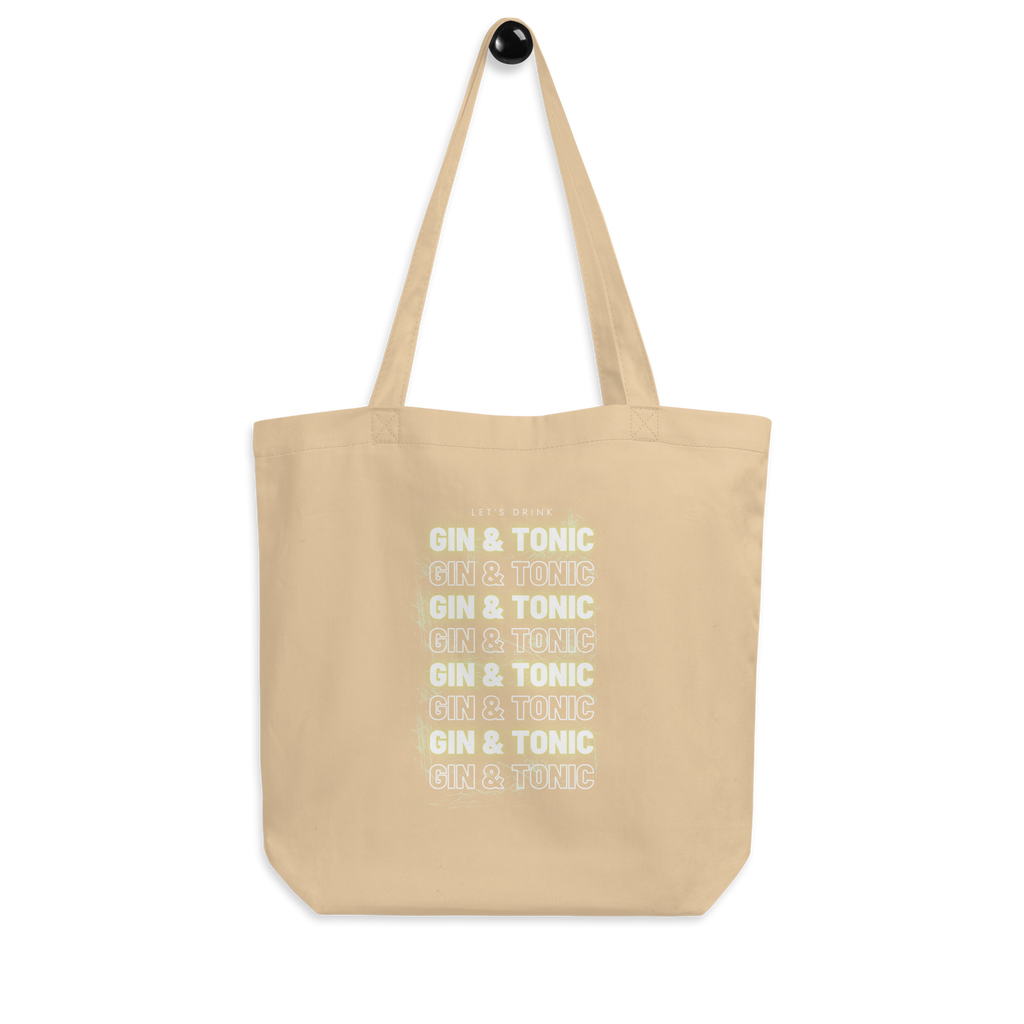 Tote Bag DNKZ Multiply "Gin & Tonic" — sac coton bartender cocktail France