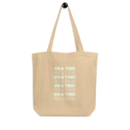 Tote Bag DNKZ Multiply "Gin & Tonic" — sac coton bartender cocktail France