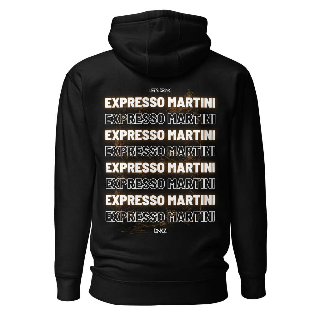 Hoodie DNKZ Multiply "Expresso Martini" — face, sweat capuche cocktail bartender streetwear