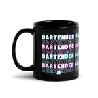 Mug noir DNKZ Crew Bartender - "Blue & Purple" - DNKZSTORE - Drinkz Wear Online Store