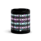 Mug noir DNKZ Crew Bartender - "Blue & Purple" - DNKZSTORE - Drinkz Wear Online Store