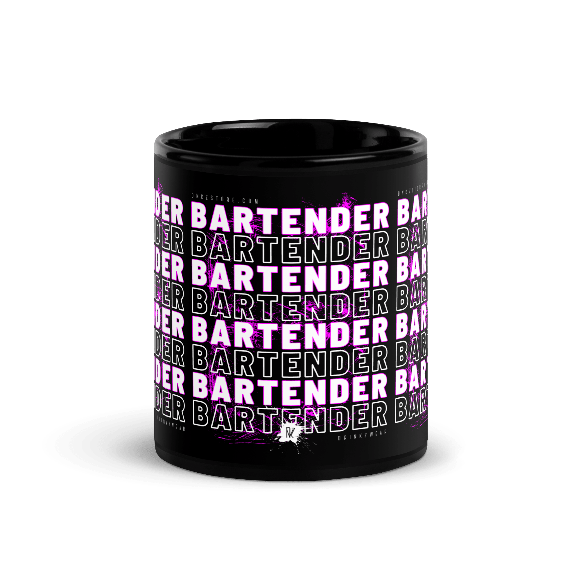 Mug noir DNKZ Crew Bartender - "Purple" - DNKZSTORE - Drinkz Wear Online Store