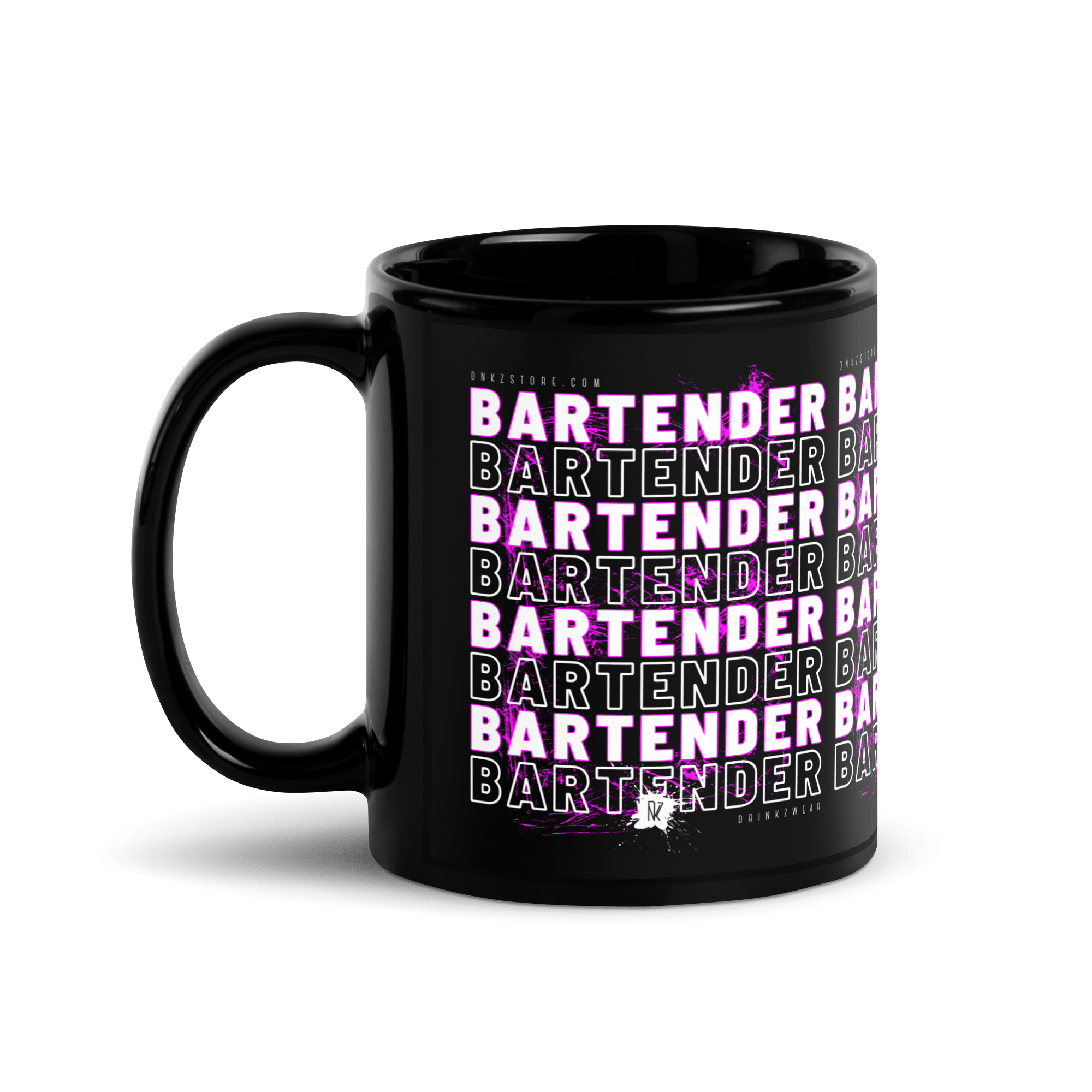 Mug noir DNKZ Crew Bartender - "Purple" - DNKZSTORE - Drinkz Wear Online Store