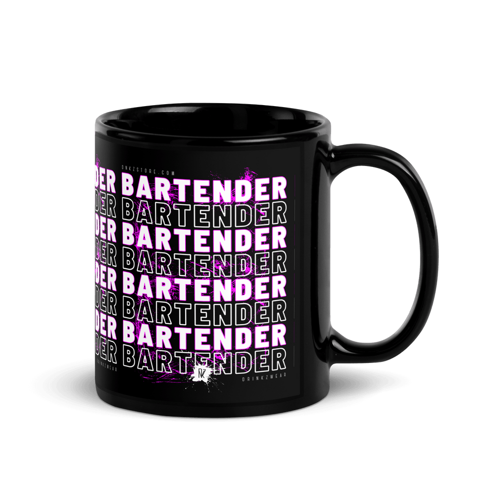 Mug noir DNKZ Crew Bartender - "Purple" - DNKZSTORE - Drinkz Wear Online Store