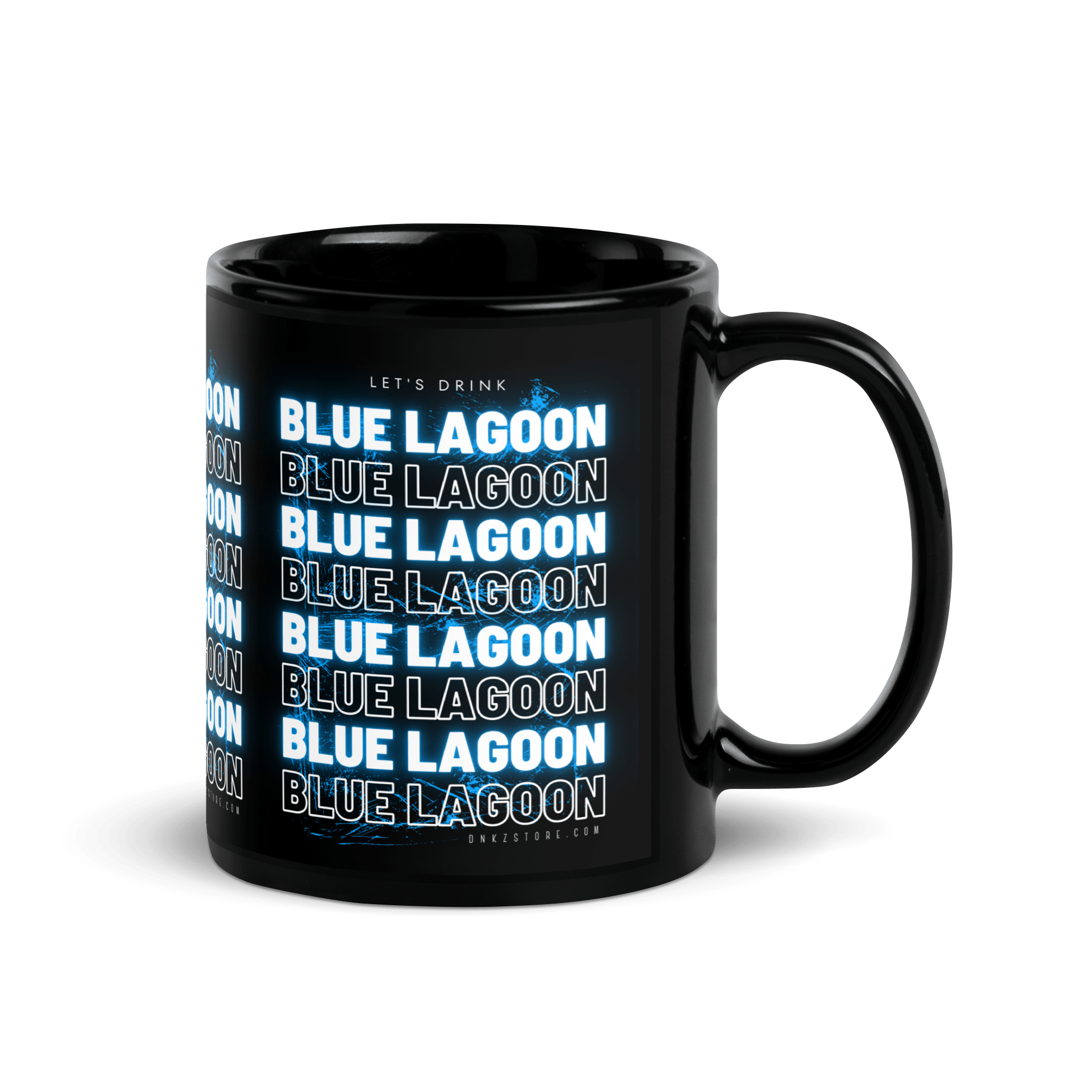 Mug noir DNKZ Multiply - "Blue Lagoon" - DNKZSTORE - Drinkz Wear Online Store