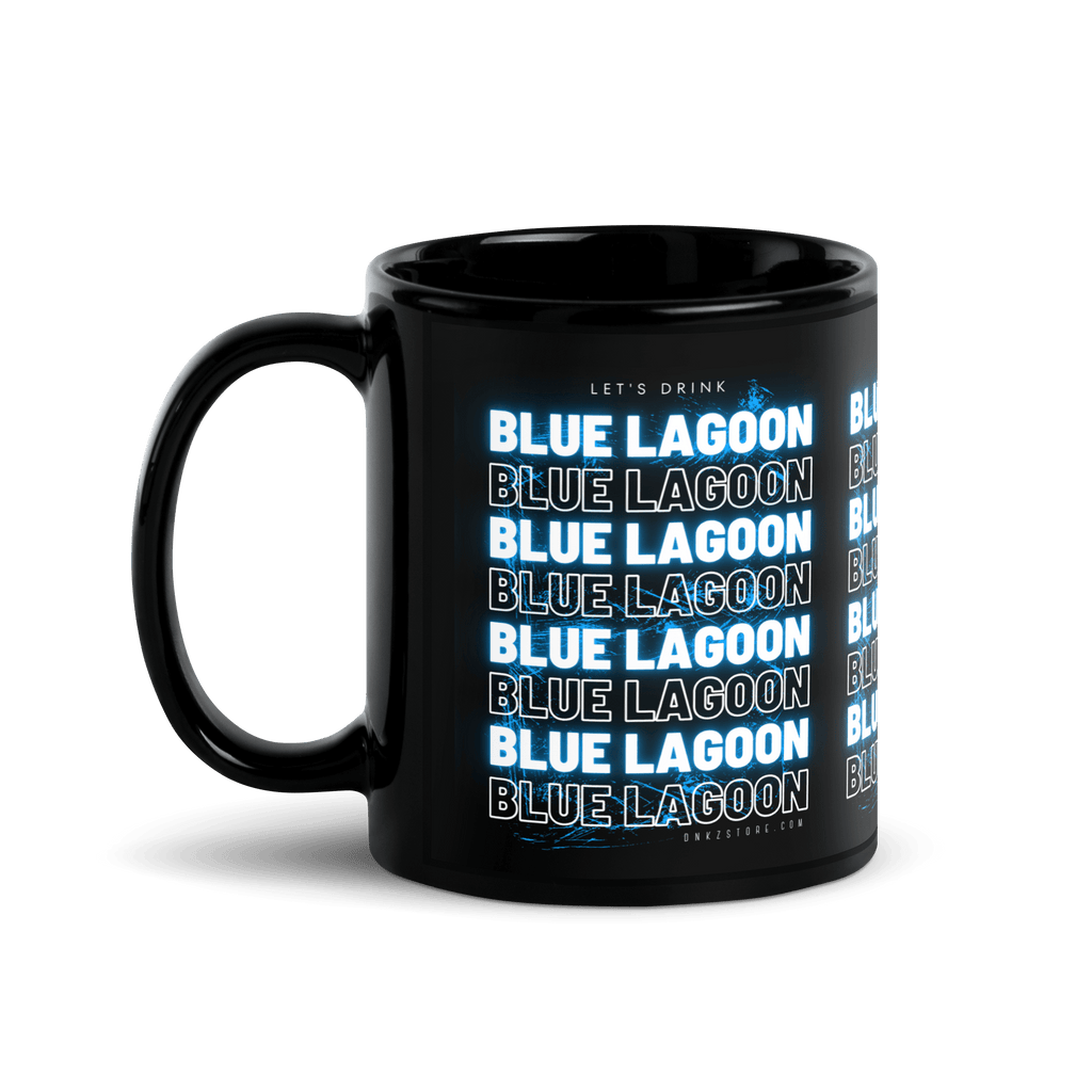 Mug noir DNKZ Multiply - "Blue Lagoon" - DNKZSTORE - Drinkz Wear Online Store
