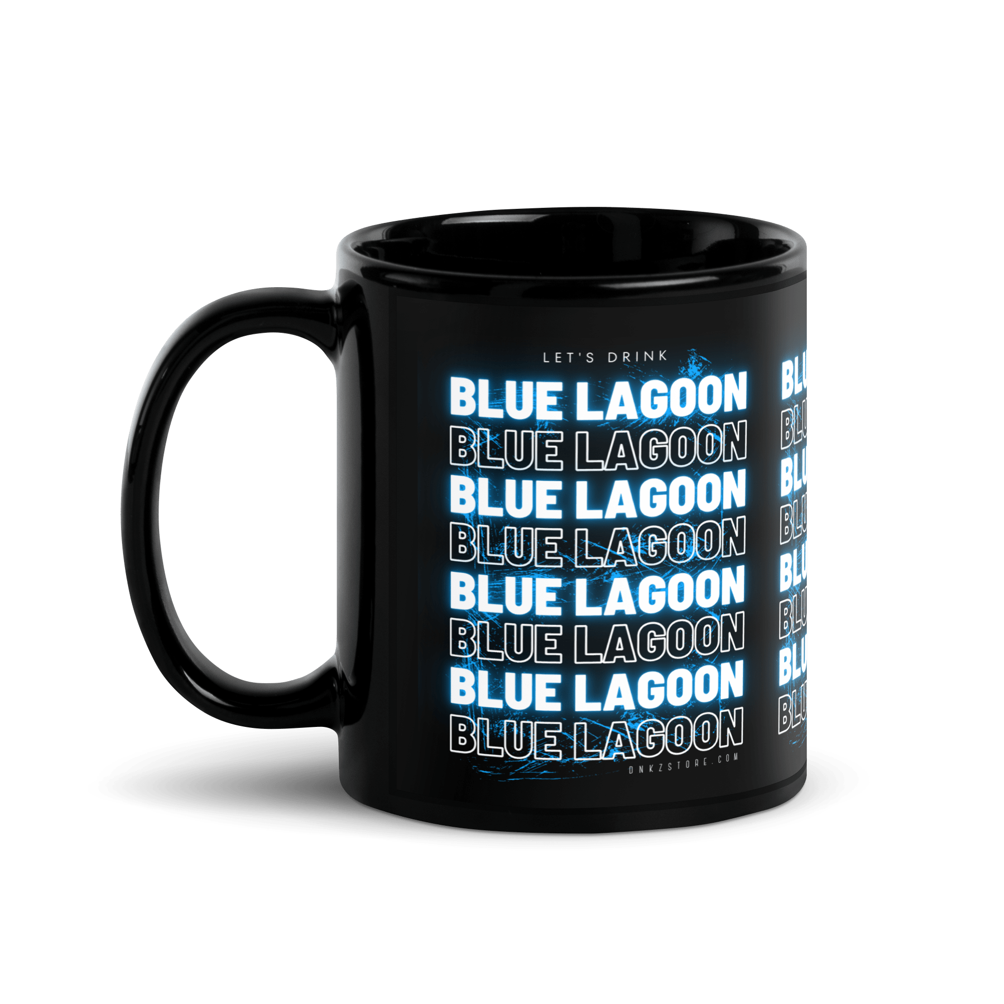 Mug noir DNKZ Multiply - "Blue Lagoon" - DNKZSTORE - Drinkz Wear Online Store