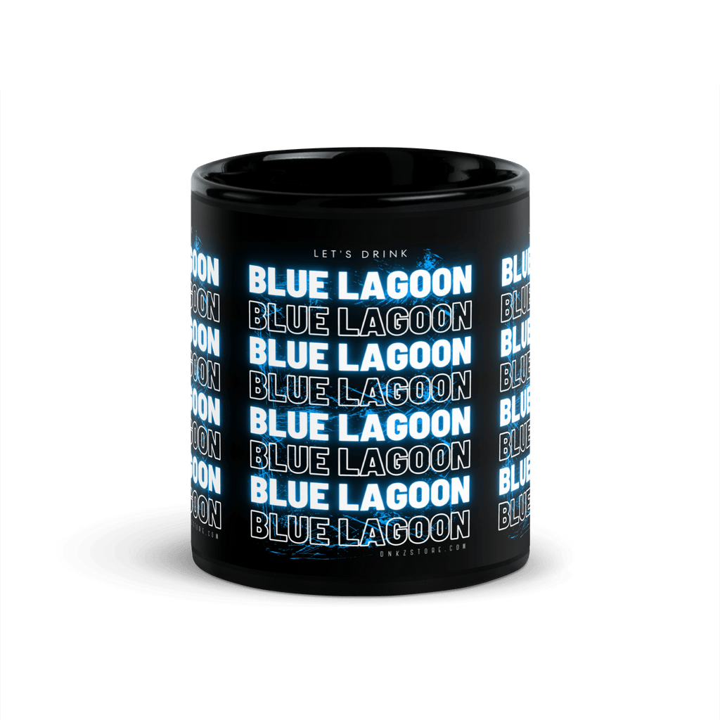 Mug noir DNKZ Multiply - "Blue Lagoon" - DNKZSTORE - Drinkz Wear Online Store