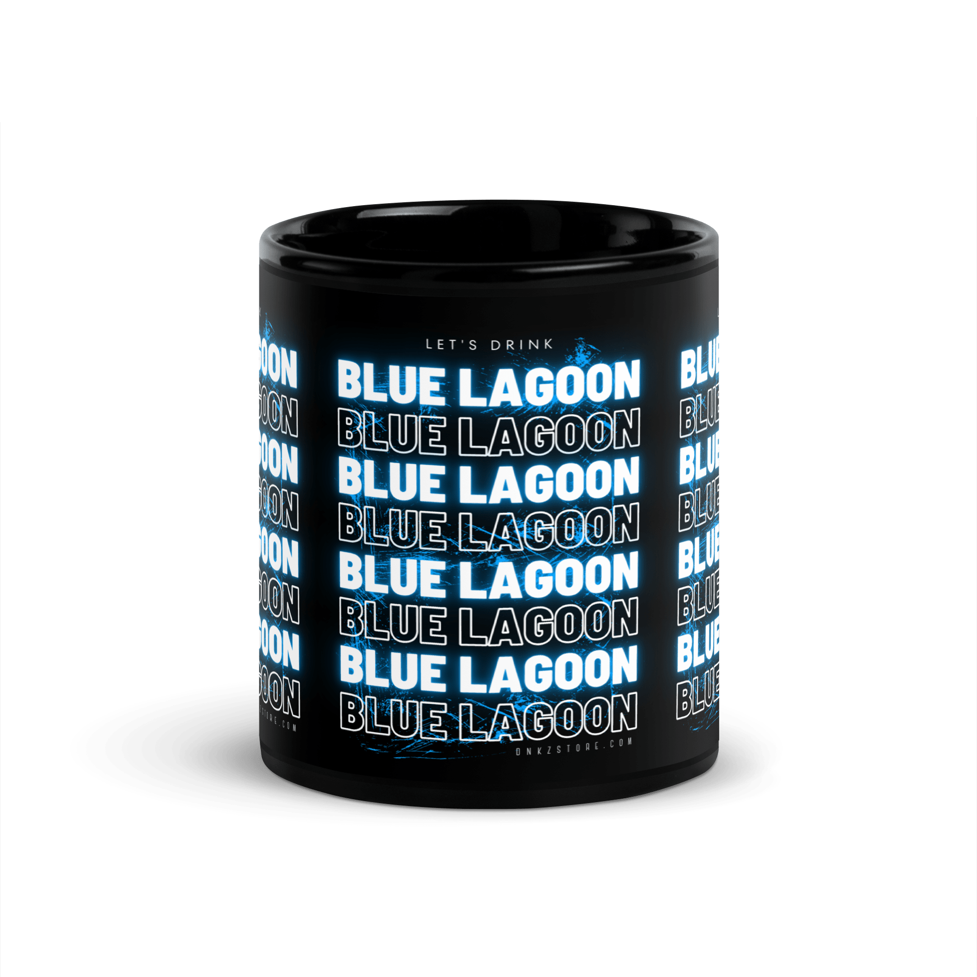 Mug noir DNKZ Multiply - "Blue Lagoon" - DNKZSTORE - Drinkz Wear Online Store