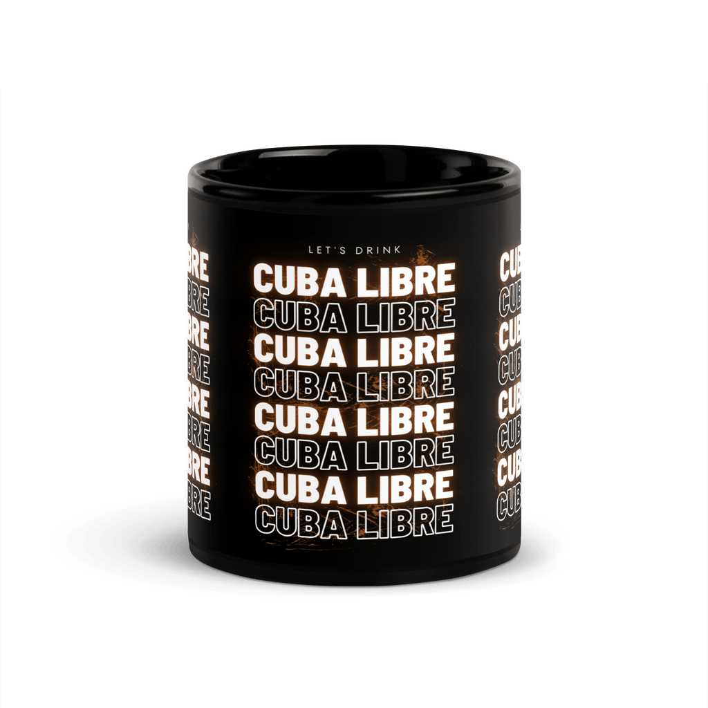 Mug noir DNKZ Multiply - "Cuba Libre" - DNKZSTORE - Drinkz Wear Online Store