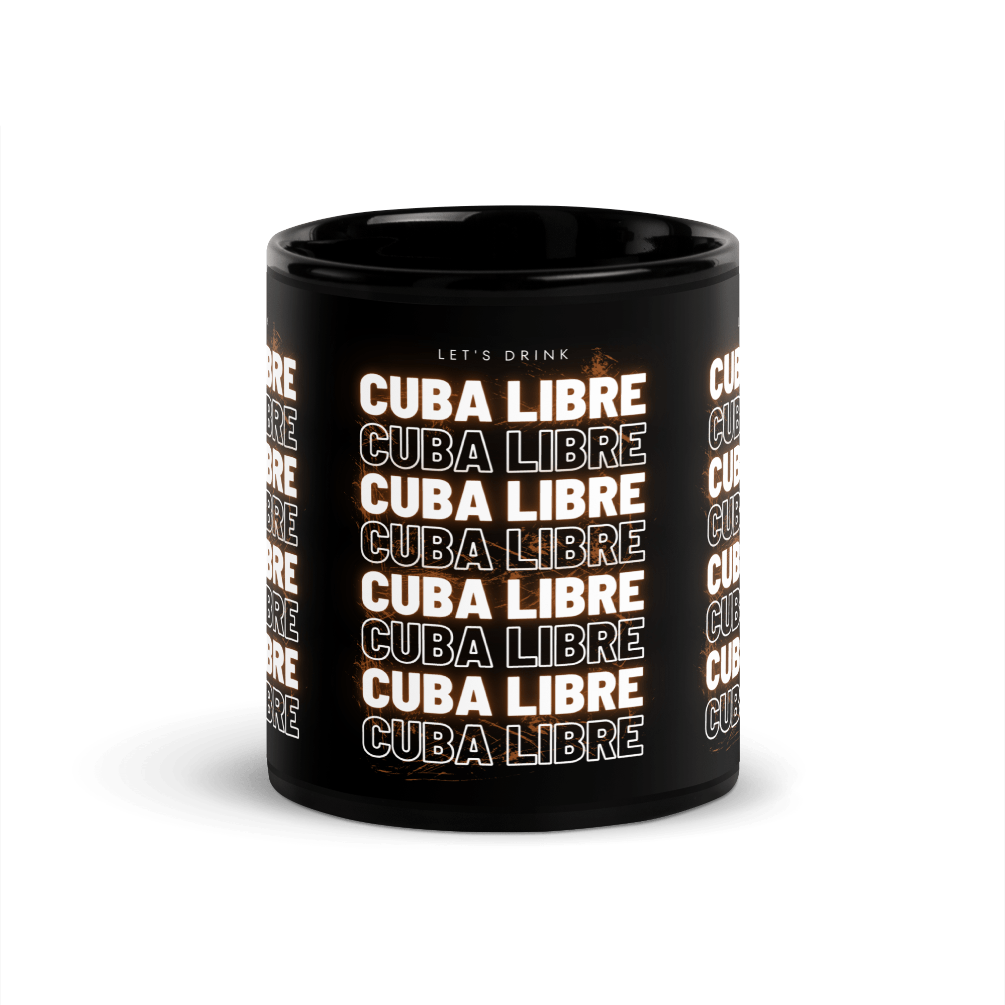 Mug noir DNKZ Multiply - "Cuba Libre" - DNKZSTORE - Drinkz Wear Online Store