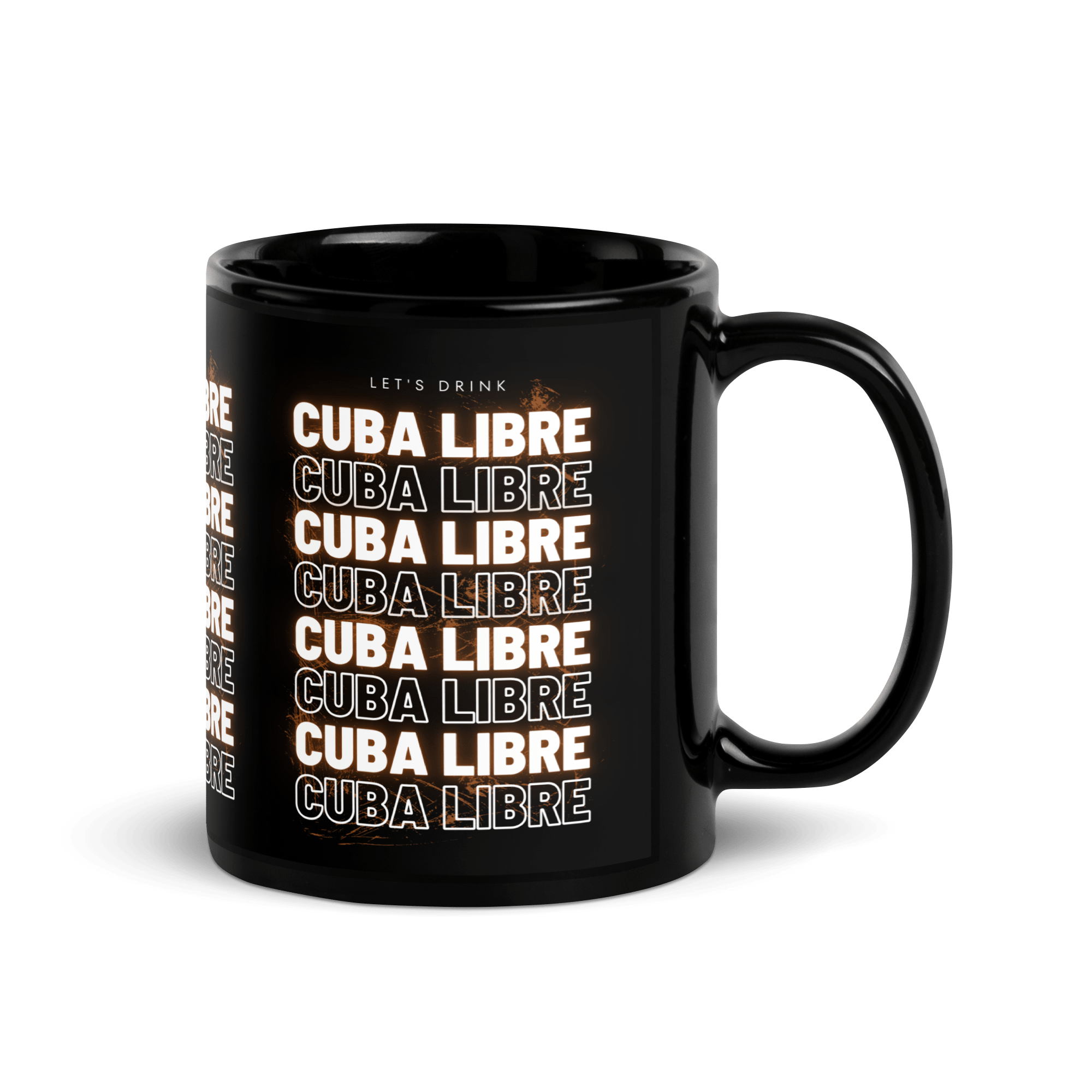 Mug noir DNKZ Multiply - "Cuba Libre" - DNKZSTORE - Drinkz Wear Online Store