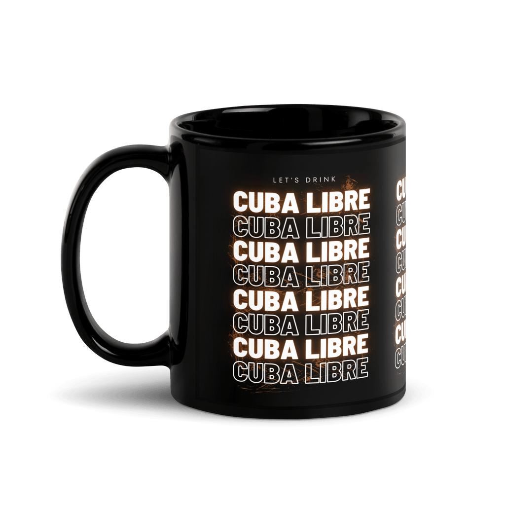 Mug noir DNKZ Multiply - "Cuba Libre" - DNKZSTORE - Drinkz Wear Online Store