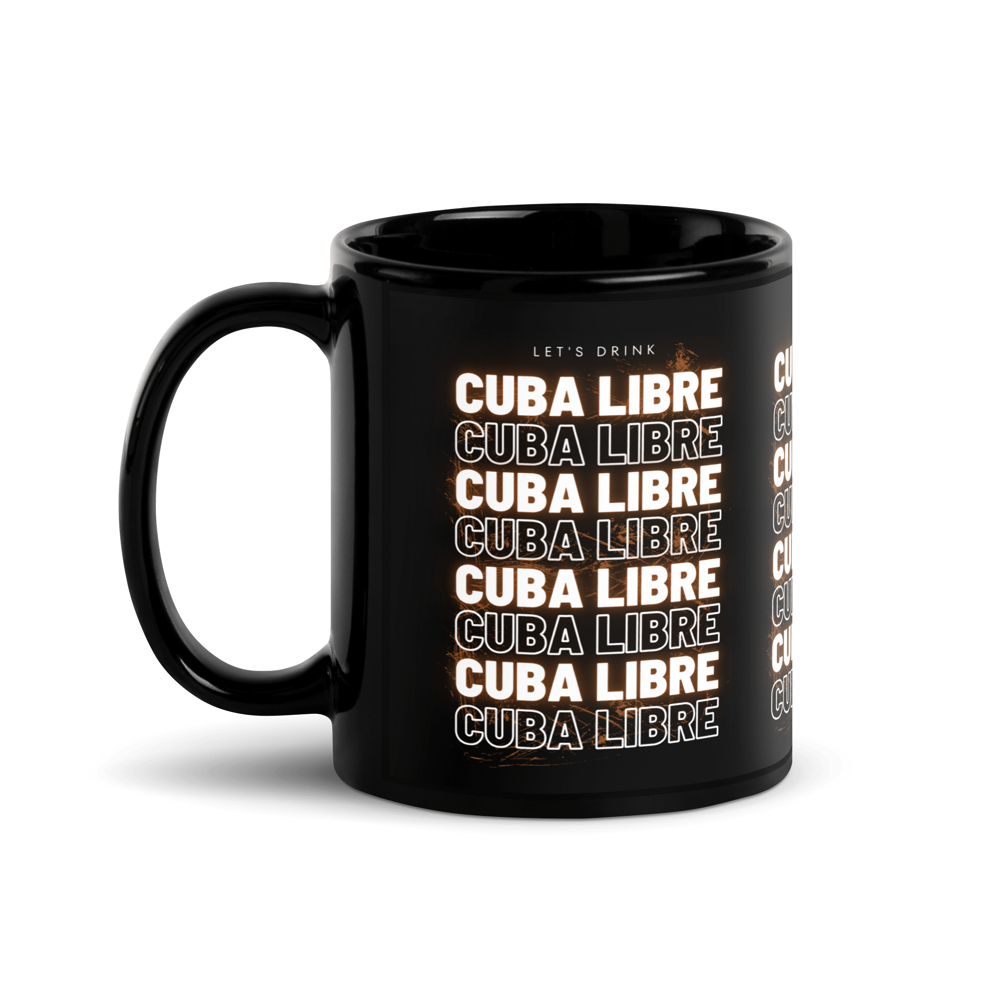 Mug noir DNKZ Multiply - "Cuba Libre" - DNKZSTORE - Drinkz Wear Online Store