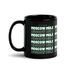 Mug Noir DNKZ Multiply "Moscow Mule" — détail, mug cocktail bartender streetwear