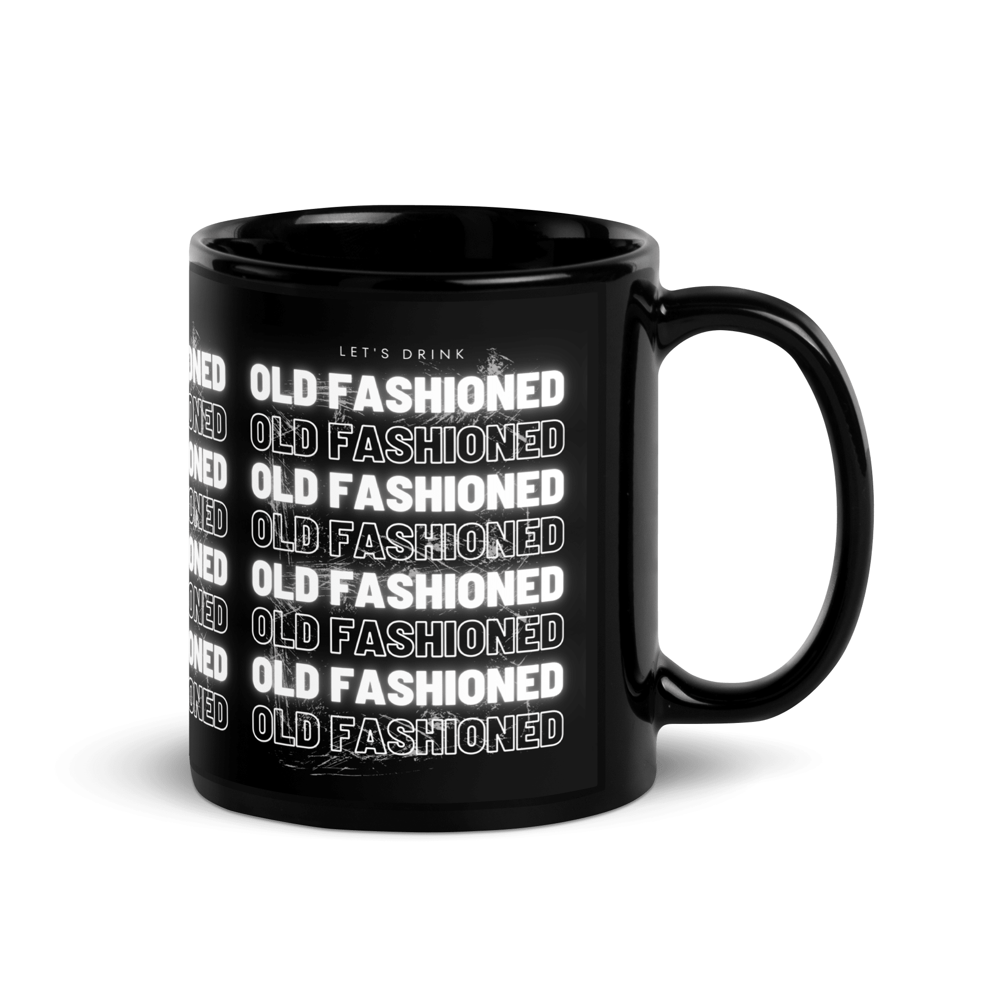 Mug noir DNKZ Multiply - "Old Fashioned" - DNKZSTORE - Drinkz Wear Online Store
