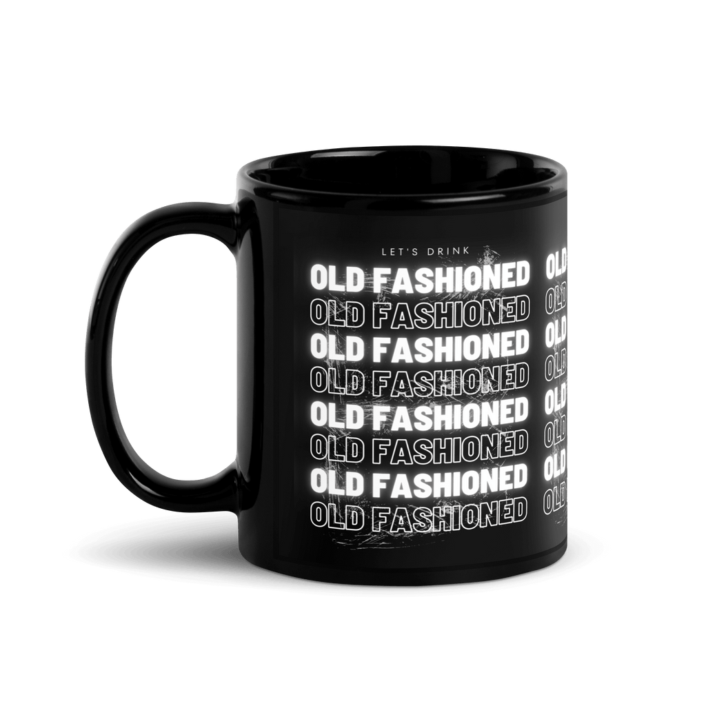 Mug noir DNKZ Multiply - "Old Fashioned" - DNKZSTORE - Drinkz Wear Online Store