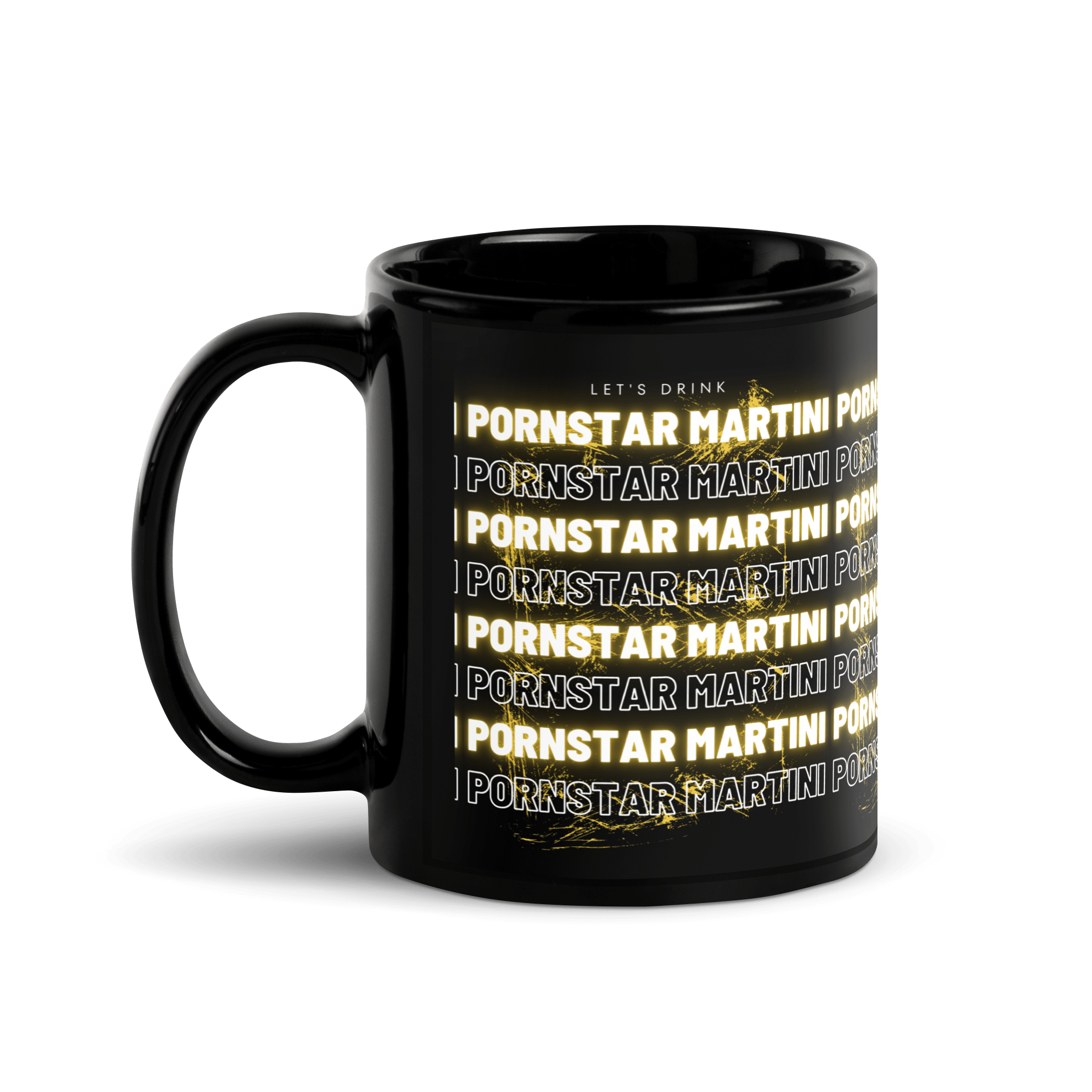 Mug noir DNKZ Multiply - "Pornstar Martini" - DNKZSTORE - Drinkz Wear Online Store