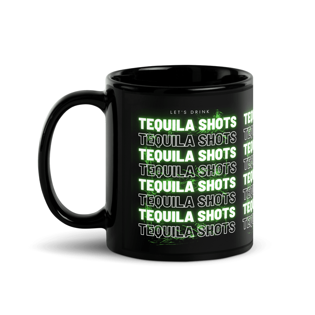 Mug noir DNKZ Multiply - "Tequila Shots" - DNKZSTORE - Drinkz Wear Online Store