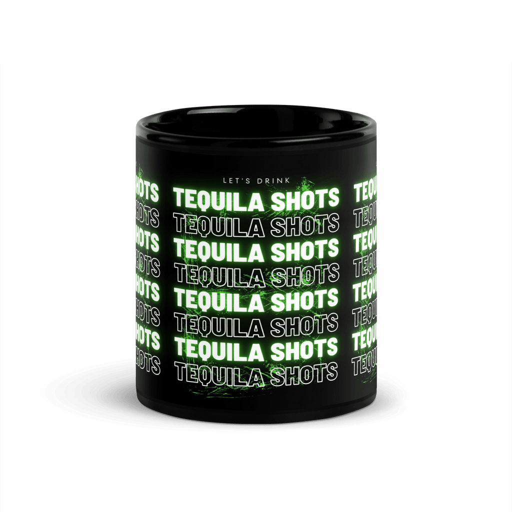 Mug noir DNKZ Multiply - "Tequila Shots" - DNKZSTORE - Drinkz Wear Online Store