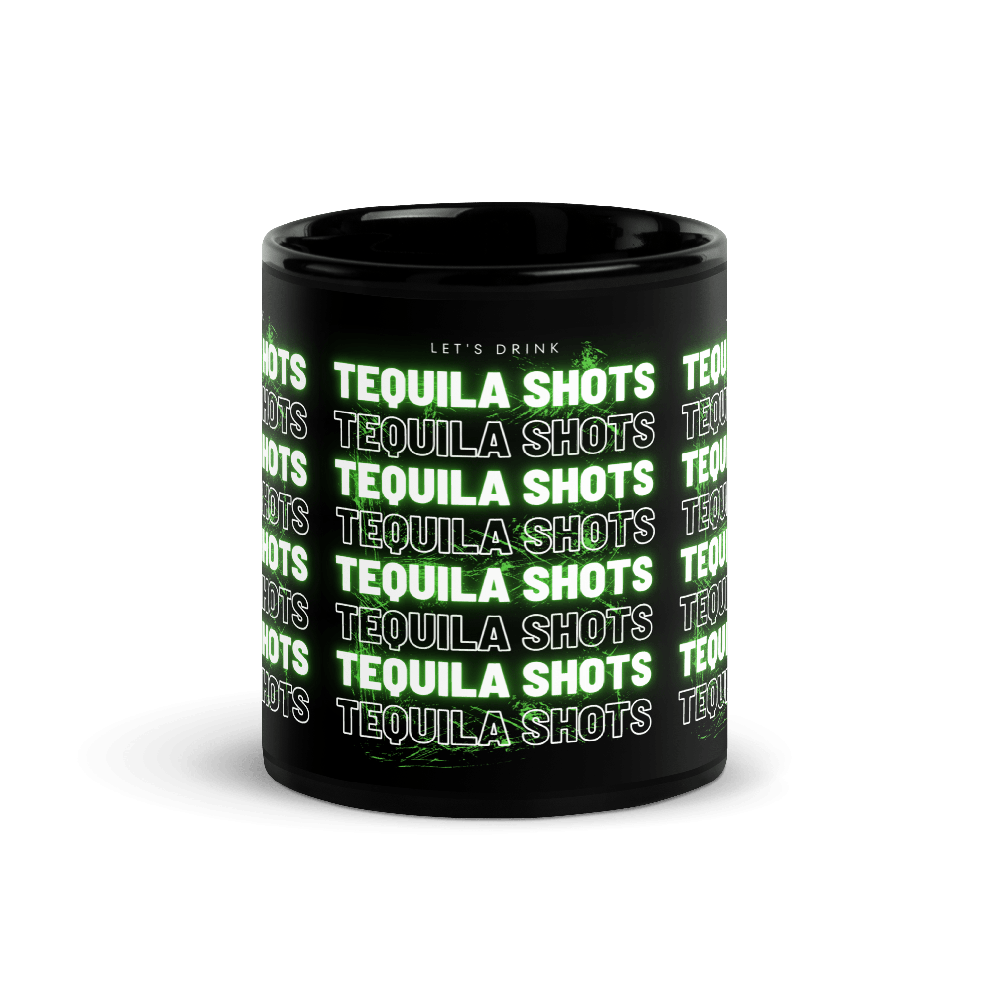 Mug noir DNKZ Multiply - "Tequila Shots" - DNKZSTORE - Drinkz Wear Online Store