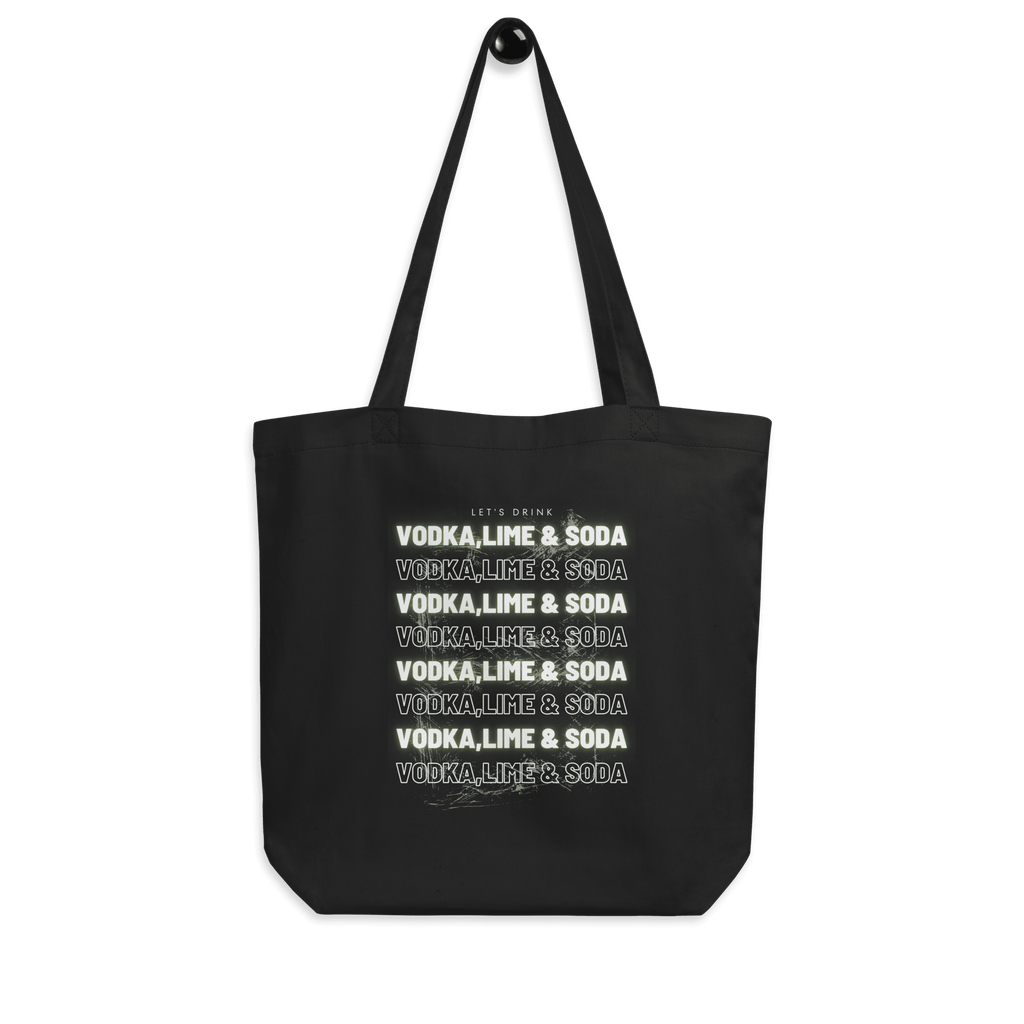 Tote Bag DNKZ Myltiply - "Vodka,Lime & Soda" - DNKZSTORE - Drinkz Wear Online Store