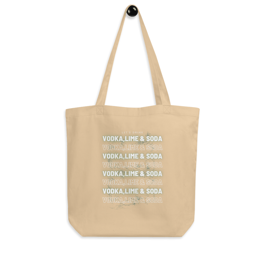Tote Bag DNKZ Myltiply - "Vodka,Lime & Soda" - DNKZSTORE - Drinkz Wear Online Store