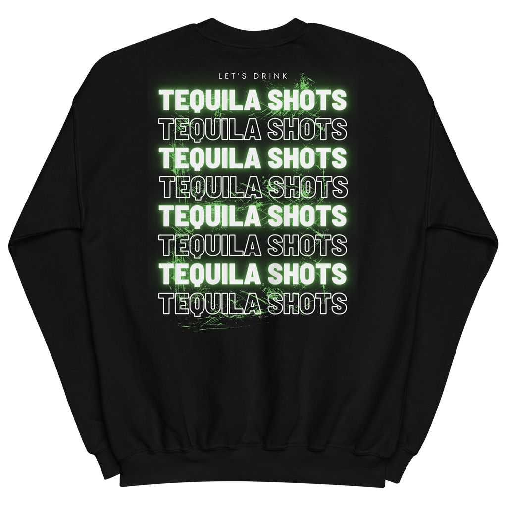 Sweatshirt DNKZ Multiply "Tequila Shots" — face, sweat col rond bartender cocktail streetwear