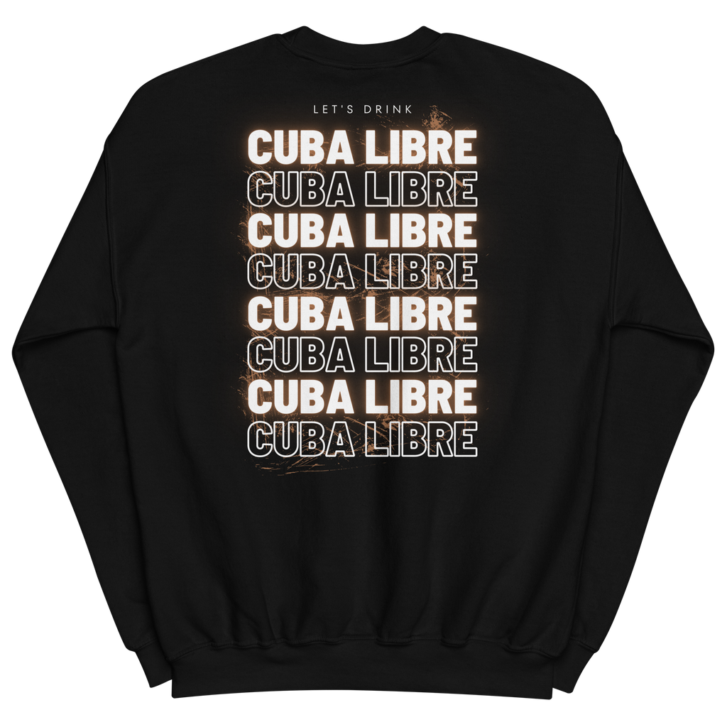 Sweatshirt DNKZ Multiply "Cuba Libre" — face, sweat col rond bartender cocktail streetwear