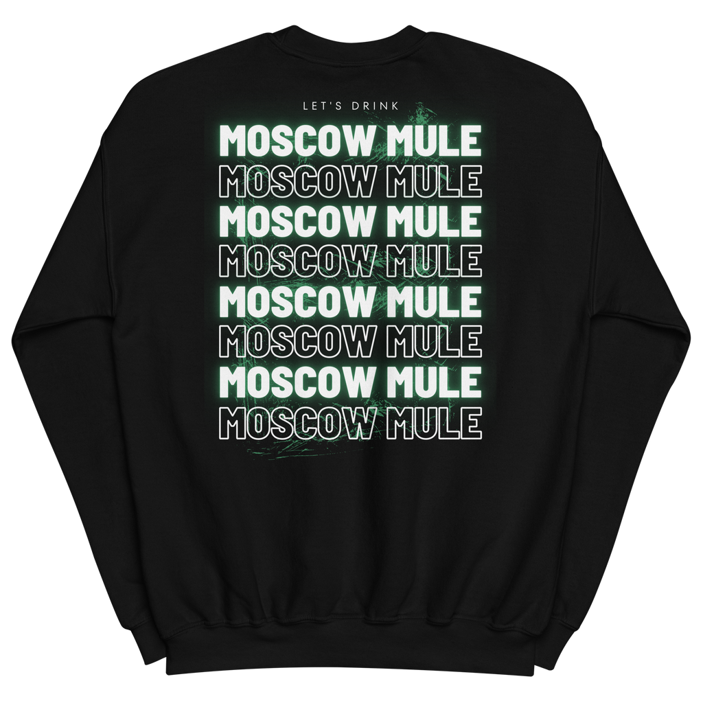Sweatshirt DNKZ Multiply "Moscow Mule" — face, sweat col rond bartender cocktail streetwear