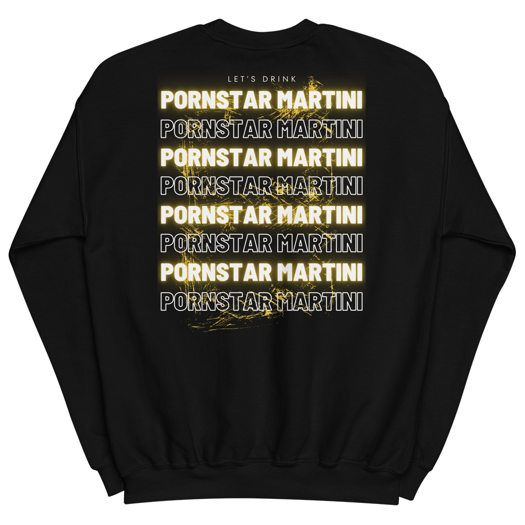 Sweatshirt DNKZ Multiply "Pornstar Martini" — face, sweat col rond bartender cocktail streetwear