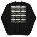 Sweatshirt DNKZ Multiply "Tequila Lime & Soda" — face, sweat col rond bartender cocktail streetwear