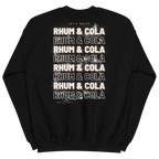 Sweatshirt DNKZ Multiply "Rhum & Cola" — face, sweat col rond bartender cocktail streetwear