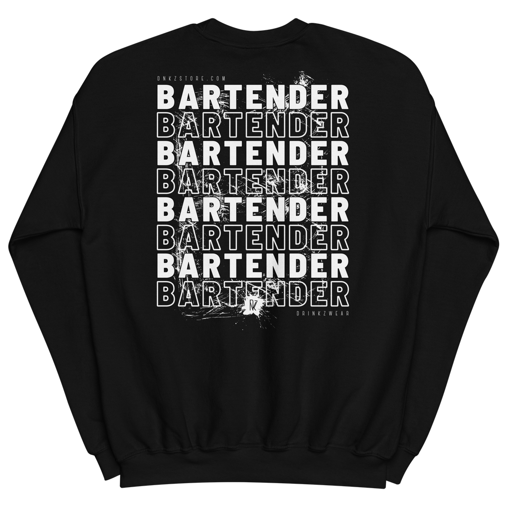Sweatshirt DNKZ Crew Bartender - "White"