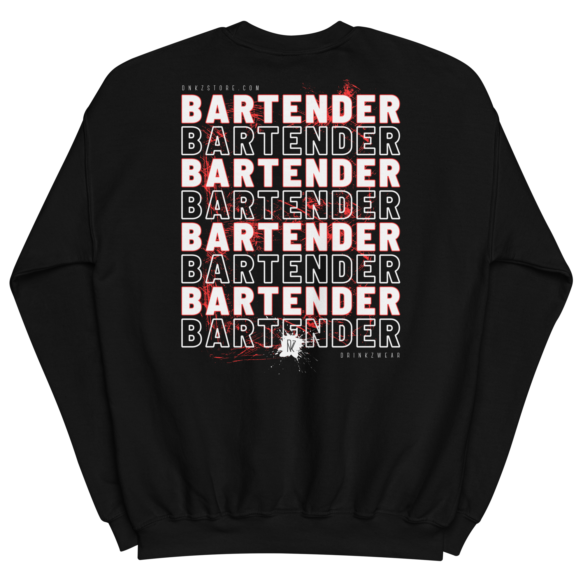 Sweatshirt DNKZ Crew Bartender - "Red"