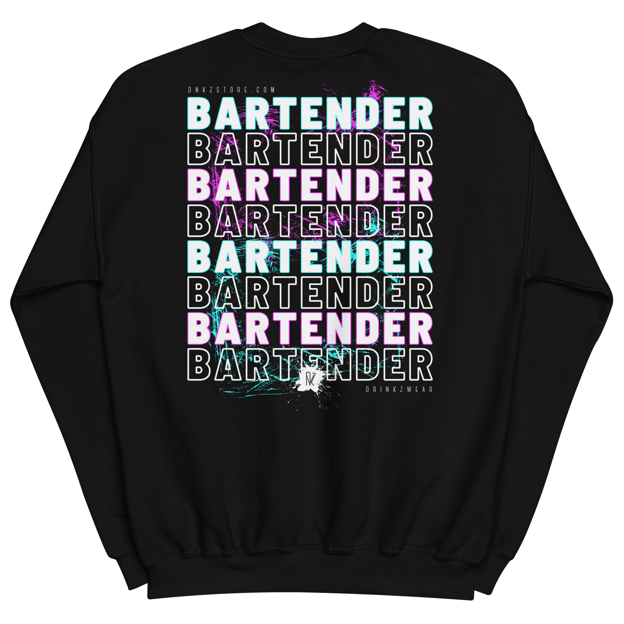 Sweatshirt DNKZ Crew Bartender - "Blue & Purple"
