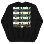 Sweatshirt DNKZ Crew Bartender - "Green & Yellow"