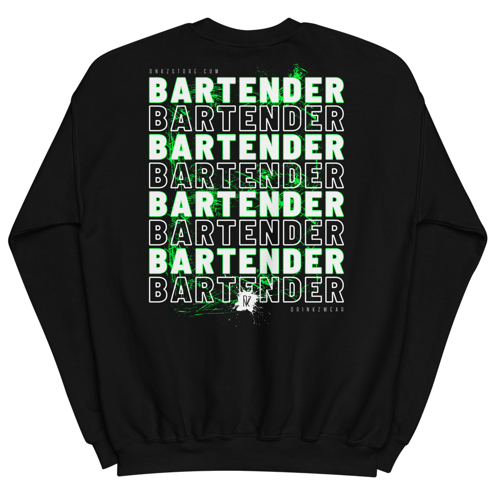Sweatshirt DNKZ Crew Bartender - "Green"