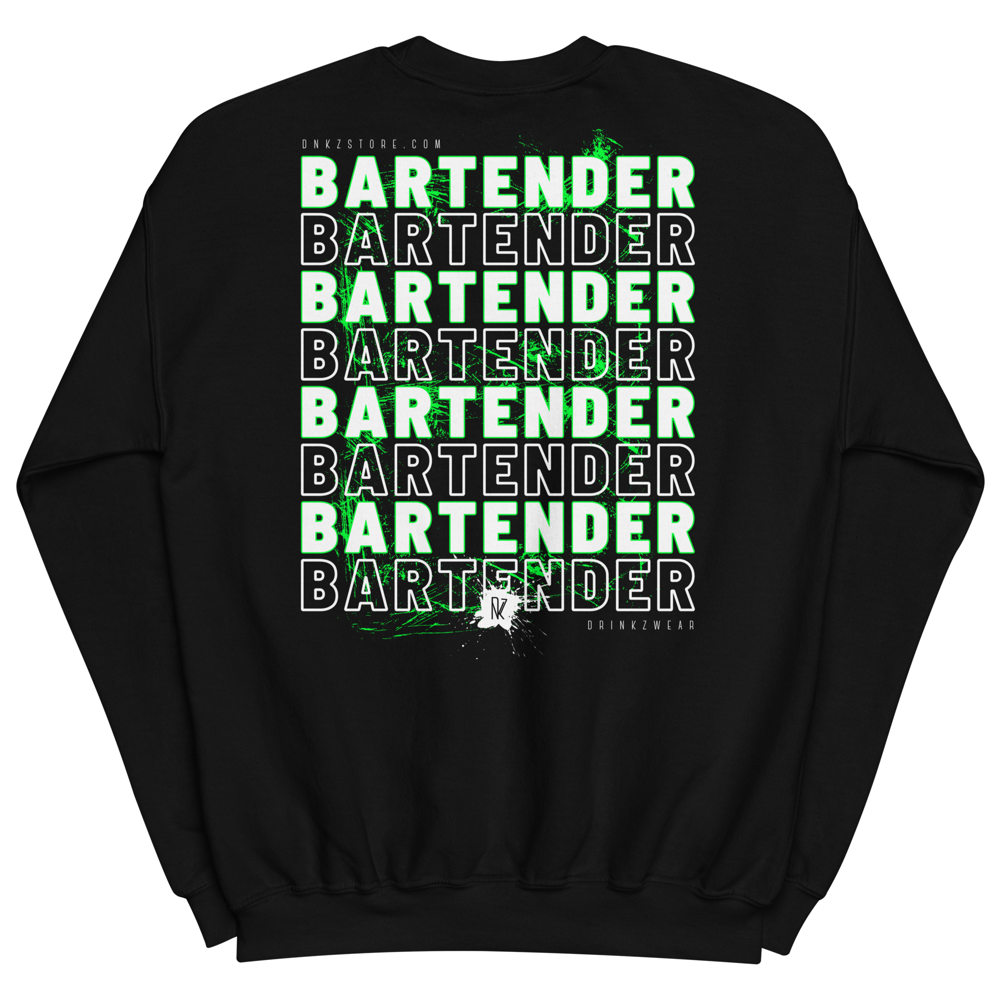 Sweatshirt DNKZ Crew Bartender - "Green"