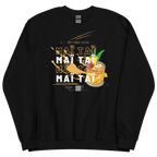 Sweatshirt DNKZ Most Famous Cocktails "Maï Taï" — face, sweat col rond bartender cocktail streetwear