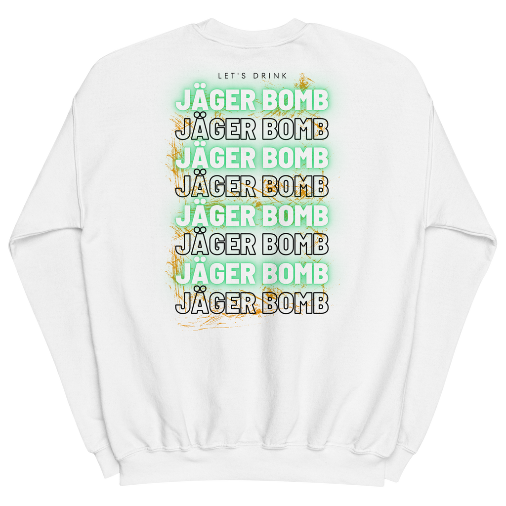 Sweatshirt DNKZ Multiply "Jäger Bomb" — dos, sweatshirt barman barmaid France
