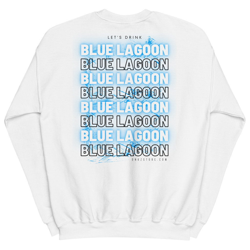 Sweatshirt DNKZ Multiply "Blue Lagoon" — dos, sweatshirt barman barmaid France