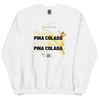 Sweatshirt DNKZ Most Famous Cocktails "Pina Colada" — dos, sweatshirt barman barmaid France