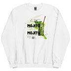 Sweatshirt DNKZ Most Famous Cocktails "Mojito" — dos, sweatshirt barman barmaid France