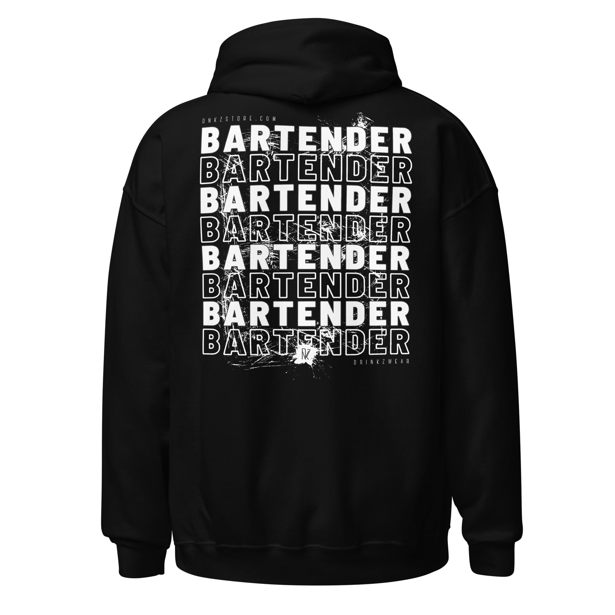 Hoodie DNKZ Crew Bartender - "White"