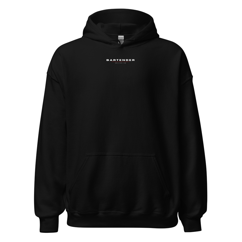 Hoodie DNKZ Crew Bartender Red — face, hoodie rouge barman barmaid DNKZ