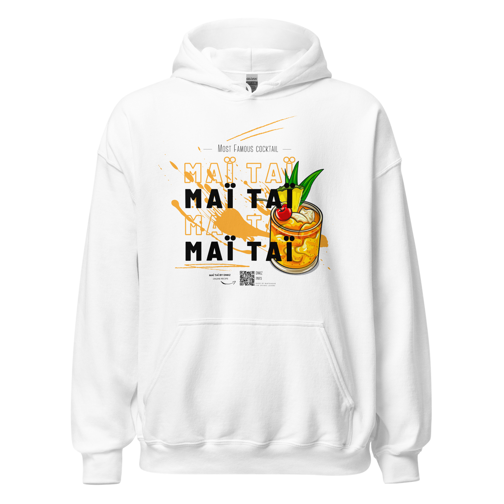 Hoodie DNKZ Most Famous Cocktails "Maï Taï" — dos, hoodie barman barmaid France
