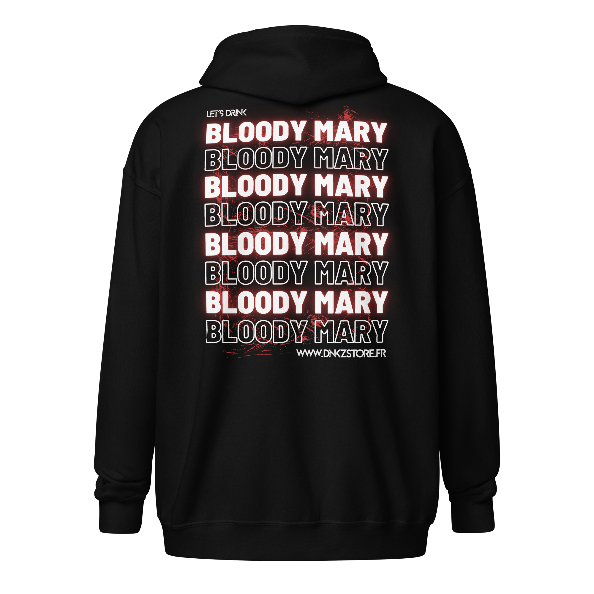 Veste Zippée DNKZ Multiply "Bloody Mary" — face, veste cocktail bloody mary bartender streetwear